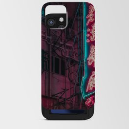 China Photography - Neon Lights In A Dense Chinese Street iPhone Card Case