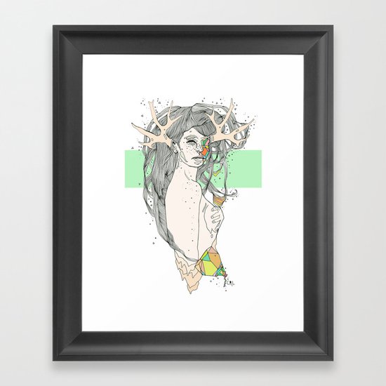 colour blind VI Framed Art Print