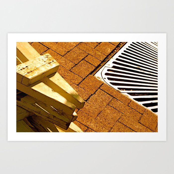 Construction Grid Art Print by Grip Tape Productions Society6