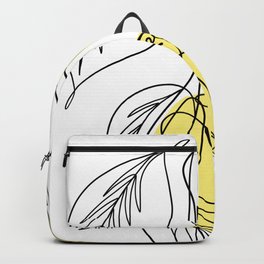 Lemons Line art Backpack