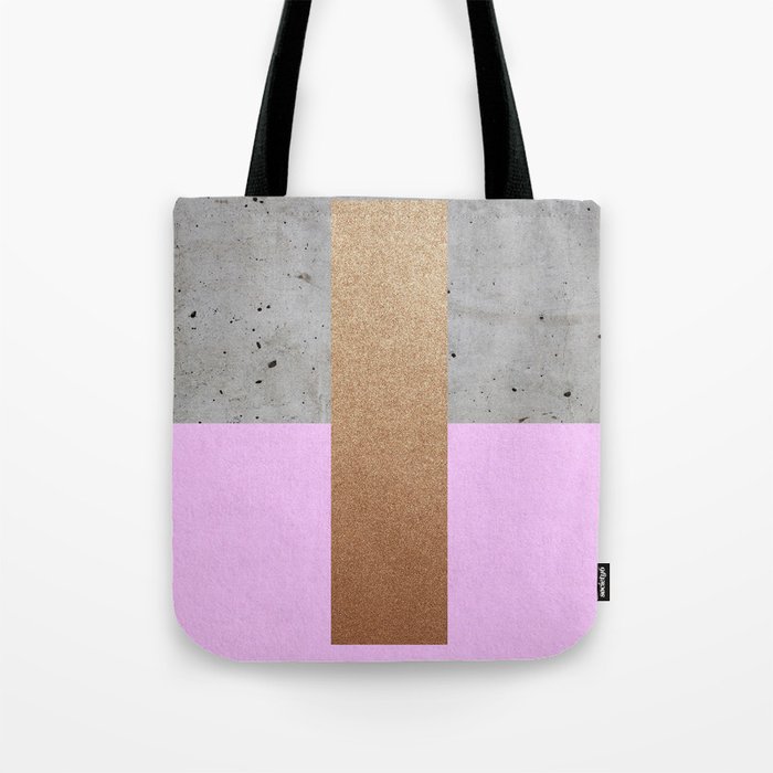 Abstract Lilac Pattern Tote Bag