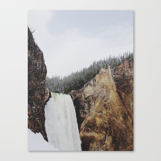Lower Yellowstone Falls Canvas Print