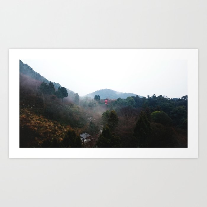 Views from Kiyomizu dera Art Print