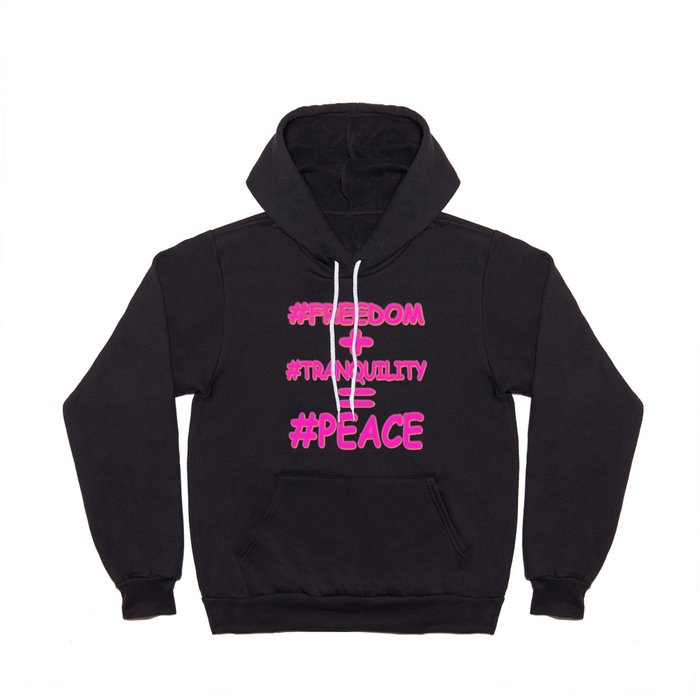 "PEACE EQUATION" Cute Design. Buy Now Hoody