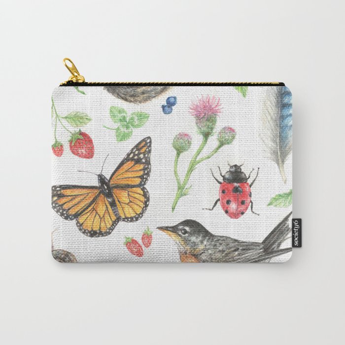 Flora and Fauna of Summer Carry-All Pouch