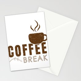 Coffee Break Stationery Card
