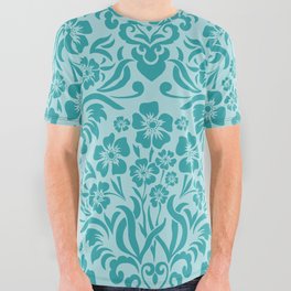 Damask Pattern 7 All Over Graphic Tee