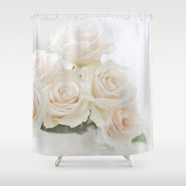 blush roses Shower Curtain