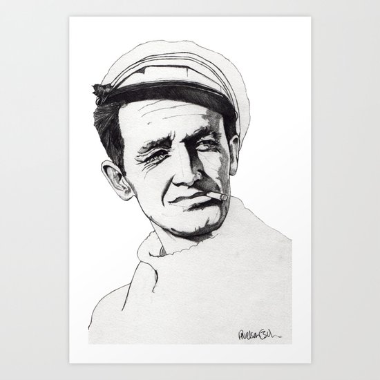 Woody Guthrie Art Print