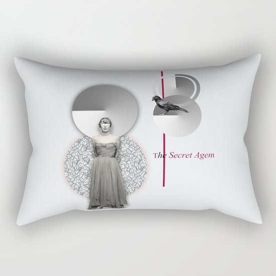 The Secret Agent Rectangular Pillow