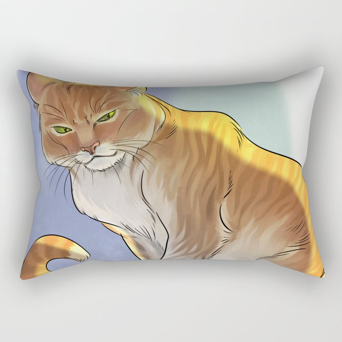 Royal Cat Rectangular Pillow