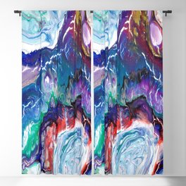 Space Fluid Abstract Blackout Curtain