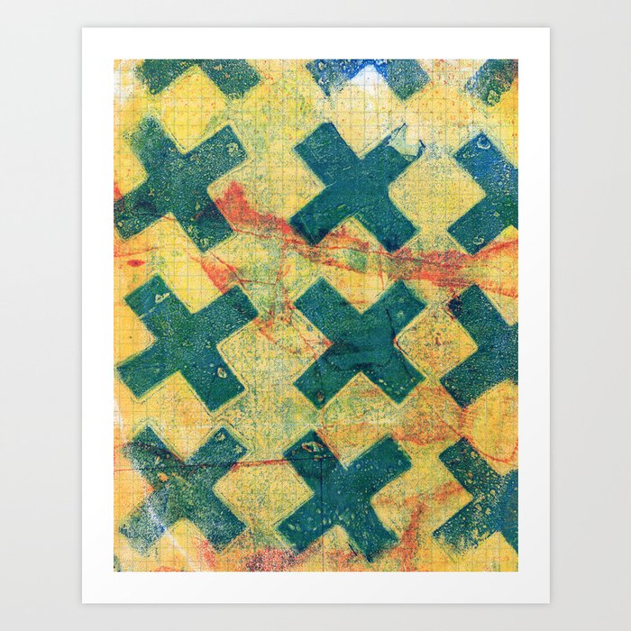 Monoprint 004 Art Print