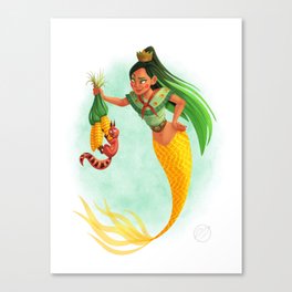 HO FA PI KI M’SE - World Class Mermaids Canvas Print