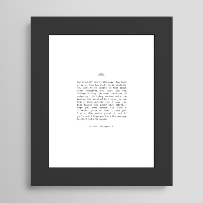 Framed Art Print