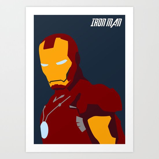 Iron man Art Print