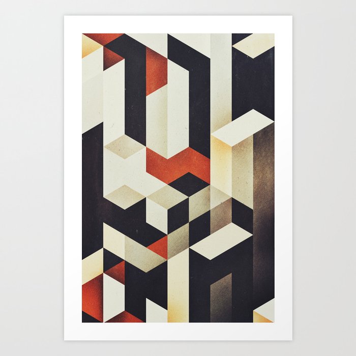915 // Fallen Heights // Geometric Pattern Art Print