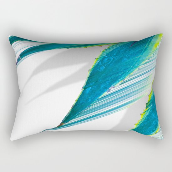 The soaring flight of the agave Rectangular Pillow