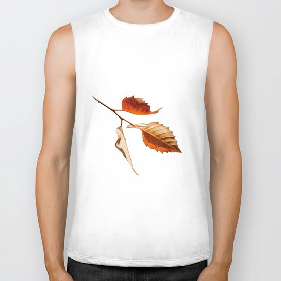 Leaves Biker Tank