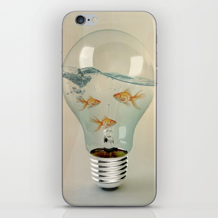 ideas and goldfish 03 iPhone Skin