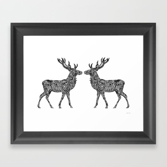 Deer Framed Art Print
