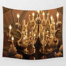 Swan Chandelier Wall Tapestry