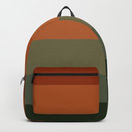 Marasha - Colorful Abstract Retro Style Stripes Backpack