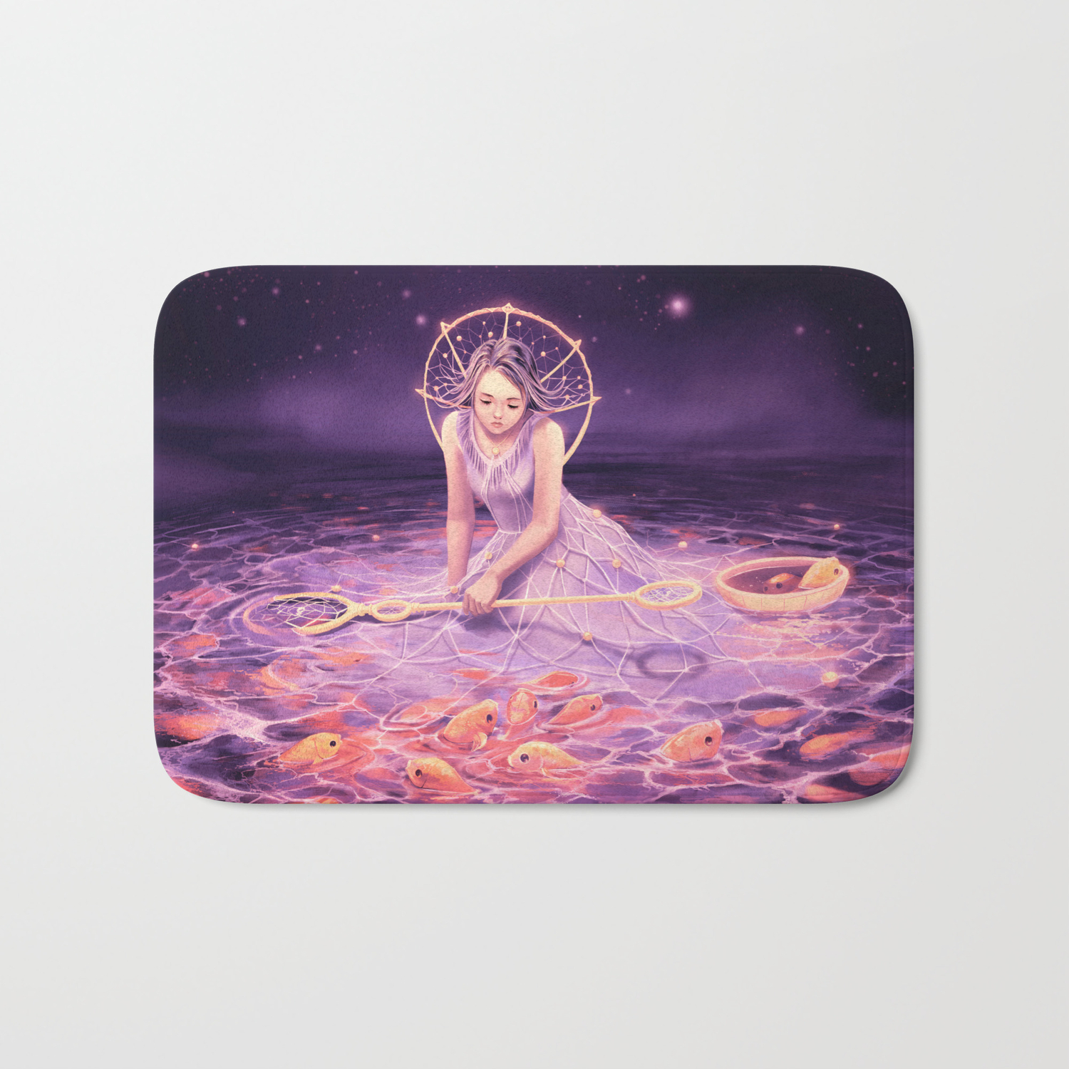 Good Night Bath Mat By Aquasixio Society6