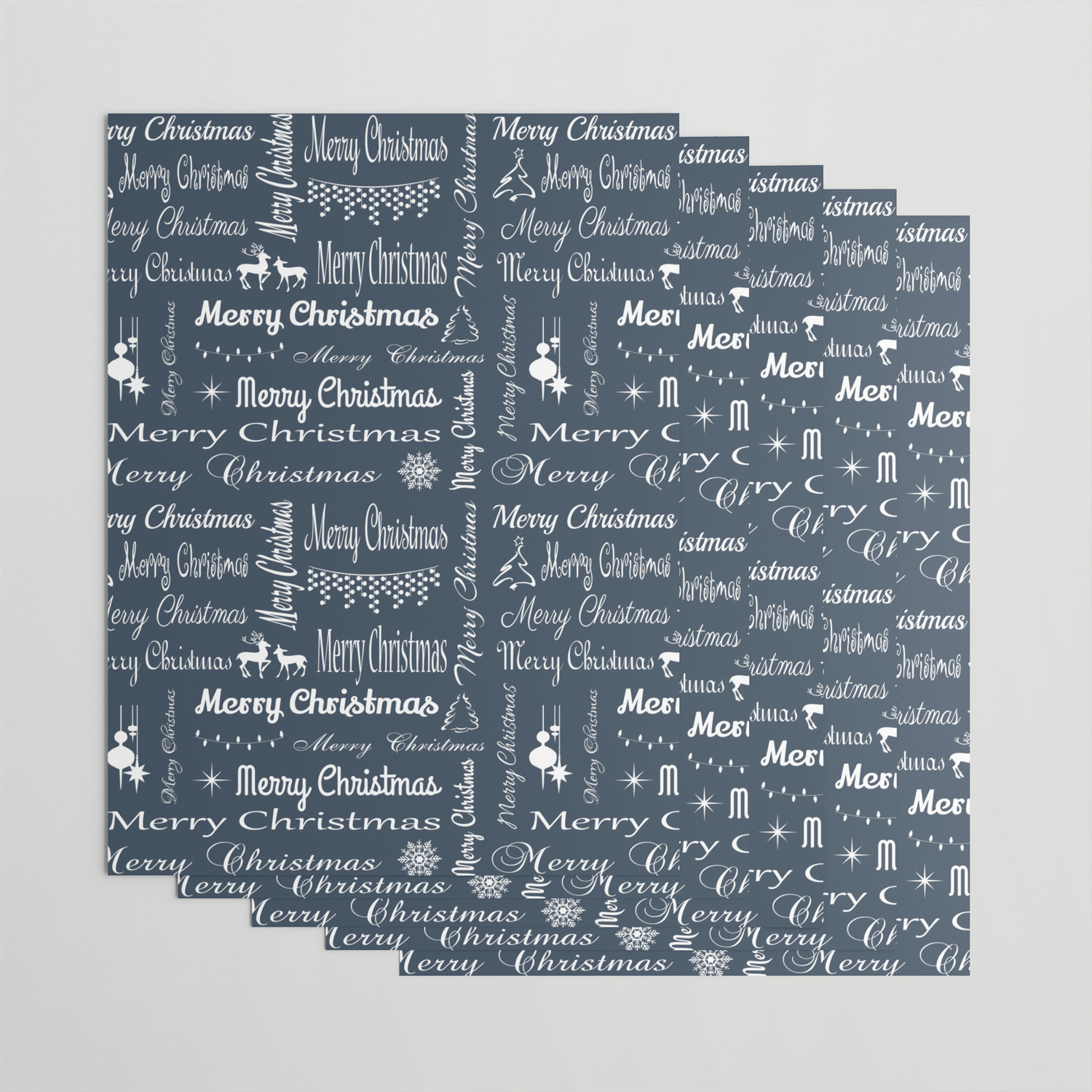 typography wrapping paper