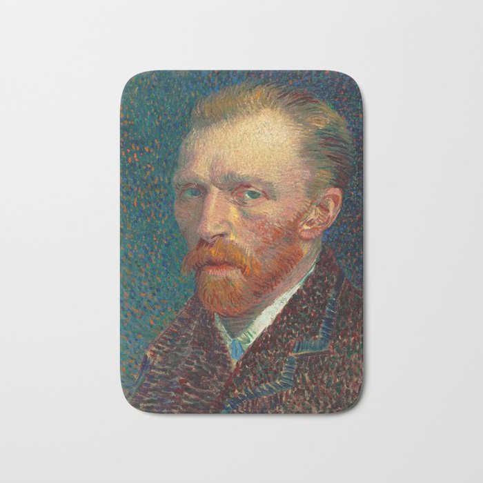 Vincent van Gogh  Self-Portrait, 1887  Bath Mat