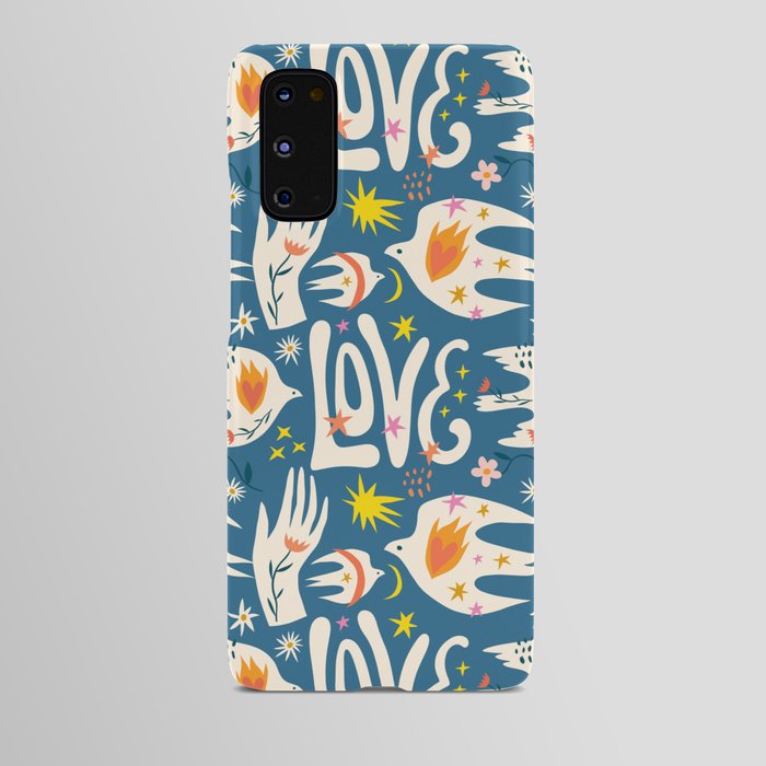 Love and Peace Doves Android Case