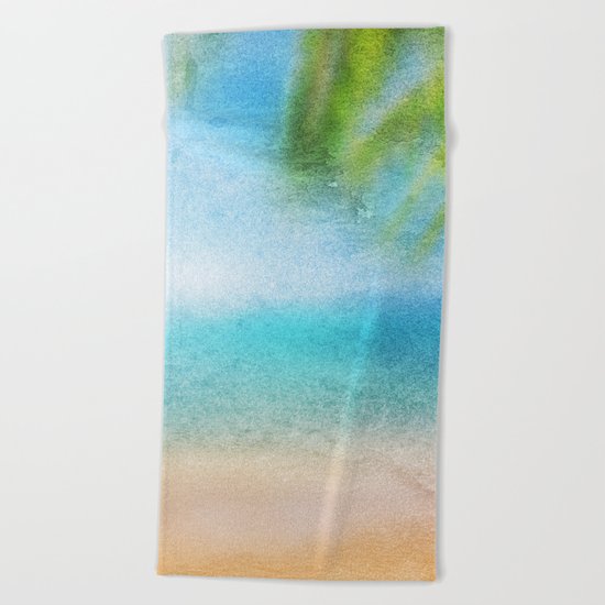 Tropical Sea #3 Beach Towel