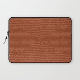boho triangle stripes - ginger Laptop Sleeve
