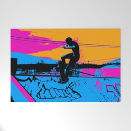 On Edge - Skateboarder Welcome Mat