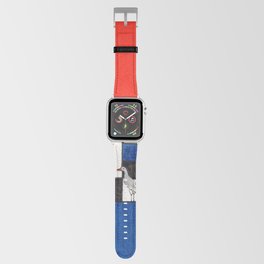 Friendship with Birds and Abstract Painters II - Piet Mondrian Apple Watch Band