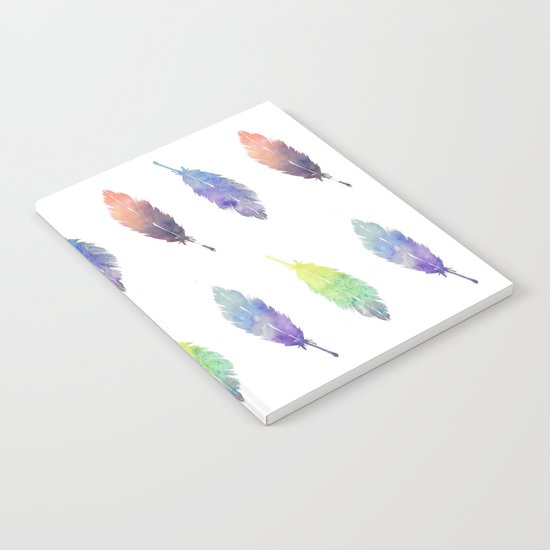 Feathers pattern Notebook