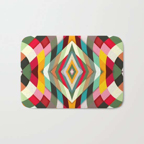 Colorful Smile Bath Mat