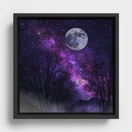 Mystic Moon Framed Canvas