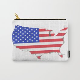 USA map Carry-All Pouch | Rafaelsalazar, July4Th, Independenceday, Usa, Map, 4Thofjuly, Artwork, Flag, Unitedstates, Vote 