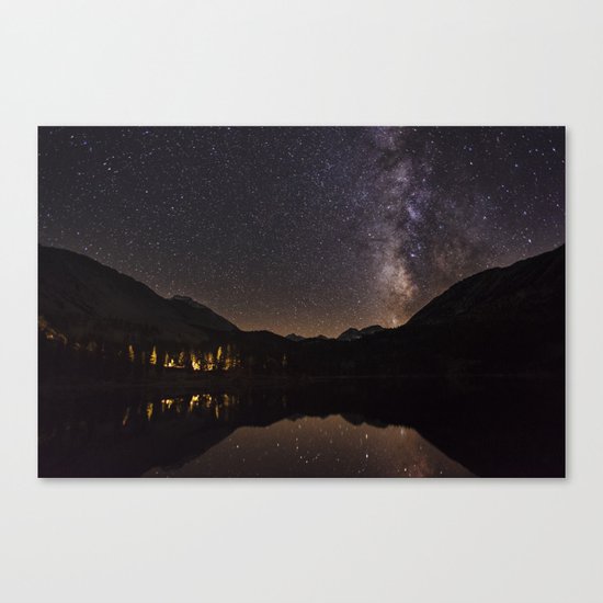 Night Glow Stars Canvas Print
