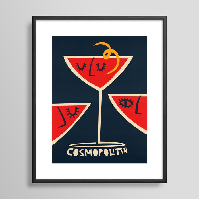 Cosmopolitan Cocktail Framed Art Print