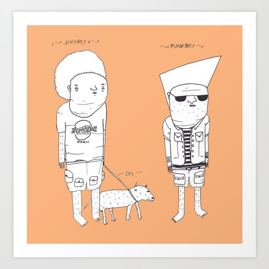 Jebba characters 3 Art Print