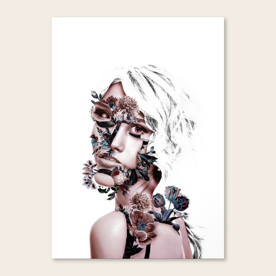 White Beauty Canvas Print