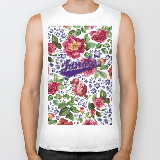 Botanical Art Biker Tank