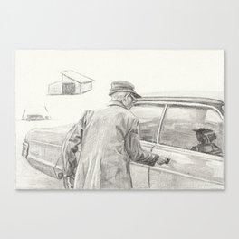 Old Man and Mercury Canvas Print