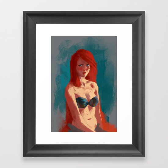 Ariel Framed Art Print
