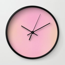 Fairyfloss Pink (Dreamy Abstract Art) Wall Clock