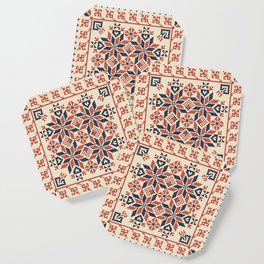 Palestinian embroidery pattern Coaster
