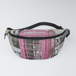 Pink Telephone Booth Fanny Pack