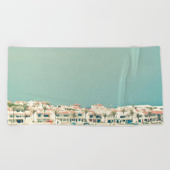 Mediterranean Skyline Beach Towel